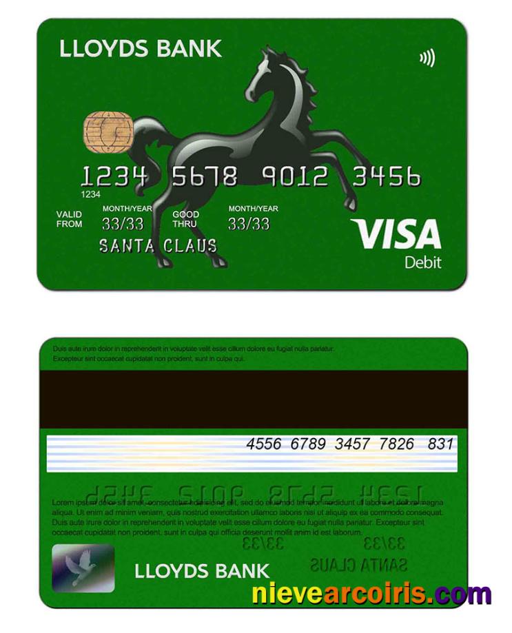 UK Lloyds bank credit card